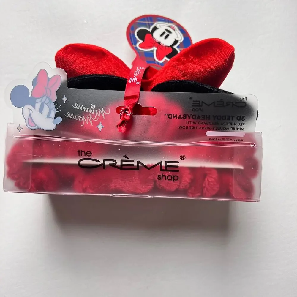 The Creme Shop Women's Disney Minnie Polka Dot 3 D Headband New In Package
